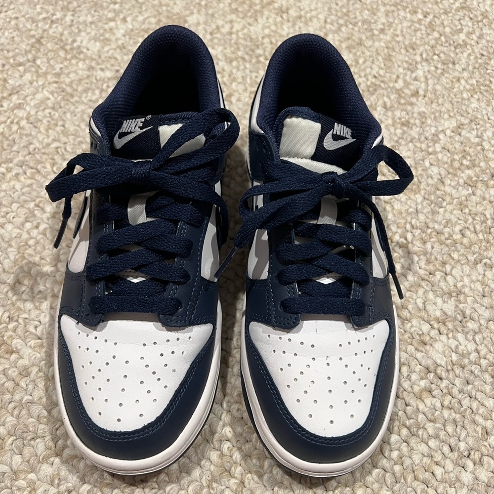 Nike Kids' Dark Blue and White Sneakers